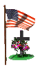 [Flag Over Grave]