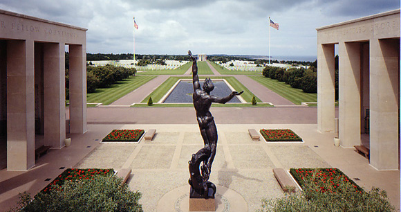 [Normandy American Cemetery and Memorial in France]
